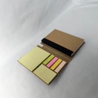 Bloc-notes promotionnel pour liste de tâches, carnet en kraft, blocs-notes adhésifs, bloc-notes pliables, bloc-notes personnalisé avec stylo