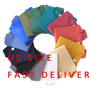 Camiseta de Alta Calidad 100% Algodón, Cuello Redondo, Manga Corta, Estampada, Estilo Casual Urbano, Talla Grande, 280 g/m², para Hombre - Product Image 6