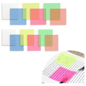 Pegatina adhesiva de plástico transparente para mascotas, notas adhesivas extraíbles con goma translúcida de un solo lado transparente - Product Image 4