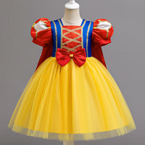 Disfraz <span class=keywords><strong>de</strong></span> Princesa Blancanieves para Niñas, Vestido <span class=keywords><strong>de</strong></span> Tul con Mangas Abullonadas y Lazo, Disfraz <span class=keywords><strong>de</strong></span> Halloween para Niñas, Poliéster, TV y Cine - Product Image 6