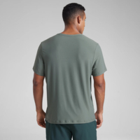 T-shirts de sport pour hommes personnalisés, 90 % polyester, 10 % élasthanne, séchage rapide, respirants, extensibles, anti-transpiration, pour la course à pied et la gym