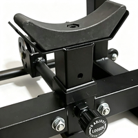 Support de musculation multifonctionnel pour barre en T, barre de squat et entraînement du dos, avec plateforme haute pour soulevé de terre