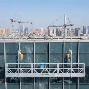 Plateforme de travail suspendue galvanisée à chaud ZLP630, élévateur à gondole, échafaudage suspendu pour le nettoyage des bâtiments de grande hauteur - Product Image 1