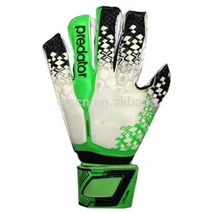 Индивидуальные профессиональные футбольные перчатки вратаря, немецкие латексные перчатки с держателем для пальцев