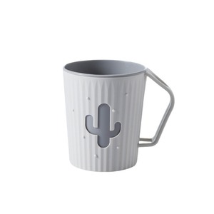 Cactus Design Mouthwash Cup With Toothbrush Holder Large Capacity Cartoon Pattern For Bathroom Use - Product Image 5