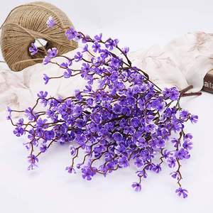 Factory Wholesale Handmade <b>Artificial</b> Silk Autumn Color Gypsophila <b>Baby's</b> <b>Breath</b> for Home Wedding Christmas Mother's Day Event - Product Image 5