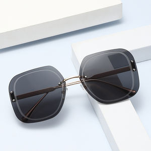 Glazzy แว่นตากันแดดผู้หญิงแฟชั่นใหม่แว่นกันแดดไร้ขอบแบรนด์ดีไซน์เนอร์แว่นกันแดด2023 - Product Image 2