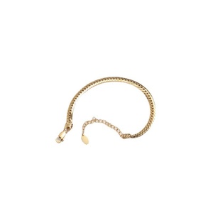 Pulsera de Cadena con Diseño Simple Chapada en Oro de 18K al por Mayor para Mujer - Product Image 3