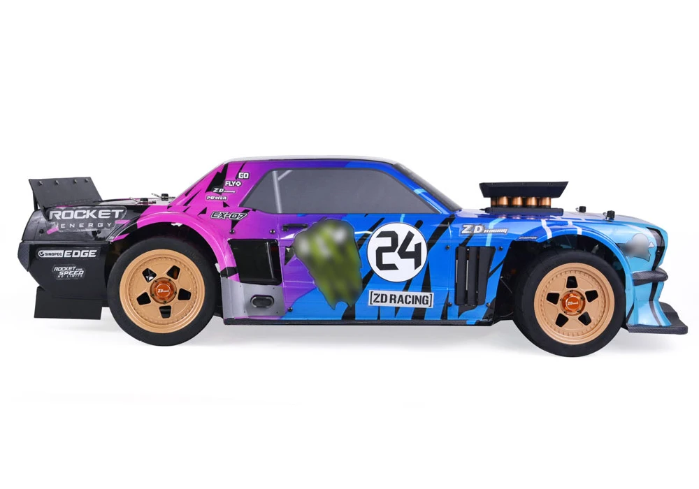 HOSHI ZD Racing EX-07 1/7 4WD RC Car Brushless 130km/h Remote Control EX07 Drift Super High Speed Vehicle Model Christmas gift