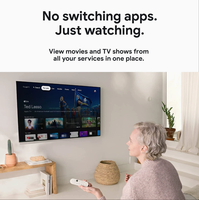 Boîtier TV avec télécommande vocale pour Google TV 5G 4K haute définition, décodeur fabriqué en Chine, produit très vendu