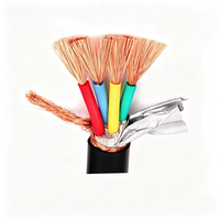 Câble blindé RVVP 2/3/4/5/6/7/8/10 conducteurs 18 20 22 28 17 15 AWG, fil de cuivre nu isolé PVC, câble d'alimentation industriel