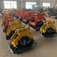 Compacteur de plaques hydraulique TDC06 de Trust TDC, 400 kg à 10 tonnes, options haute efficacité pour les besoins de vibration des mini-excavatrices/lourdes excavatrices