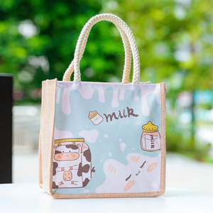 Borsa Shopping Bianca Manici <span class=keywords><strong>Verdi</strong></span> Per La Spesa X Large Con Logo Einfache Einkaufstaschen Aus Stoff - Product Image 1