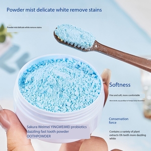 Poudre blanchissante pour les dents Yingweimei, à base de xylitol, pour usage domestique, vente en gros en Chine, étiquette personnalisée, blanchiment des dents, étui avec logo privé - Product Image 6