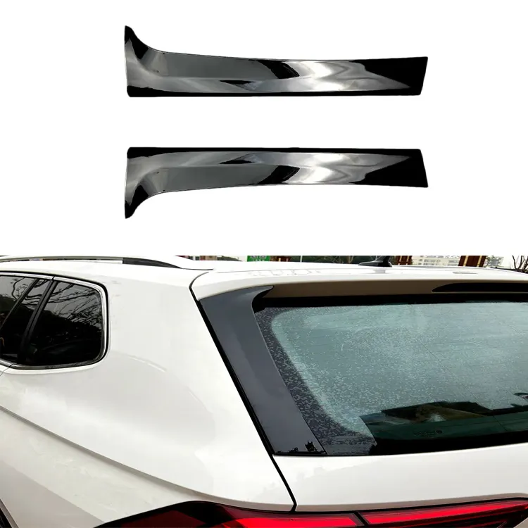 Rear Side Wing Roof Spoiler Stickers Trim Cover For Volkswagen VW Tiguan L MK2 2017 2018 2019 2020 Decoration Sticker