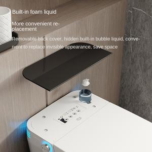 Nuevo inodoro doméstico completamente automático inteligente, sistema eléctrico integrado sin presión de agua, Escudo de espuma para tanque de agua - Product Image 5