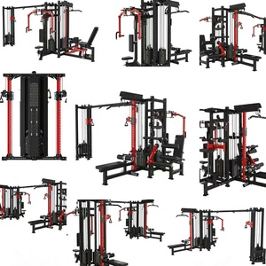 Attrezzatura Fitness Multifunzionale in Acciaio di Alta Qualità con 8 Stazioni e Caratteristiche di Sicurezza <span class=keywords><strong>per</strong></span> <span class=keywords><strong>Esercizi</strong></span> <span class=keywords><strong>per</strong></span> la Schiena - Product Image 1