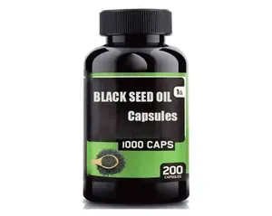 Olio di semi di cumino nero pressato a freddo immunità organica di alta qualità Private Label