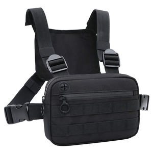 سترة عاكسة تكتيكية من Gina ، صدرية خارجية خفيفة الوزن ، أداة صغيرة الحجم ، حامل تلاعب الصدر مع حقيبة بنظام Molle - Product Image 3