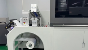 Công nghiệp kỹ thuật số linh hoạt máy in bao bì lạnh lá kim loại máy in nhãn tự động một vượt qua nhựa máy in nhãn Báo Chí - Product Image 3