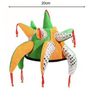 Забавный Джокер клоун шляпа Пасхальный Карнавальный костюм для косплея аксессуар для фестиваля маскарада - Product Image 5