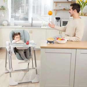 เก้าอี้โยกพลาสติกไฟฟ้าสำหรับเด็กเก้าอี้สูงแบบอัจฉริยะเก้าอี้โยกโลหะทรงพลังสำหรับห้องนอนห้องครัวเด็กทารก - Product Image 3