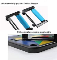 Supports de pompes multifonctionnels portables en ABS avec logo personnalisé, barre en caoutchouc TPR TPE pour l'entraînement des bras et des abdominaux