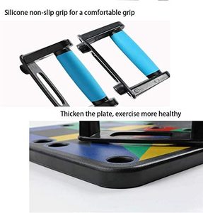Supporti <span class=keywords><strong>per</strong></span> Flessioni Multifunzionali Portatili in ABS con Logo Personalizzato, Barra in Gomma TPR TPE <span class=keywords><strong>per</strong></span> Allenamento Braccia ed <span class=keywords><strong>Esercizi</strong></span> <span class=keywords><strong>Addominali</strong></span> - Product Image 5