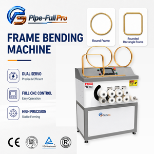Machine à cintrer les cadres CNC à double servo, à simple sens, pour profilés aluminium et cadres de miroirs, avec rouleau en nylon anti-rayures, haute précision - Product Image 1