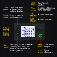 Alimentation électrique CC réglable CNC WUZHI ZK-SK150Pro, module de charge à tension et courant constants DIY, écran LCD