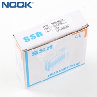 Rail DIN de relais à semi-conducteurs AC 50A monophasé Slim SSR DC Control avec dissipateur de chaleur