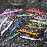 Leurre souple artificiel en PVC LuteStorm 115 mm/5,8 g, appât pour brochet, poisson-chat, sandre, marlin, perche - pêche en eau douce et en eau salée