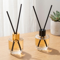 Bouteilles diffuseurs de parfum de luxe personnalisées en verre, désodorisant, diffuseur d'aromathérapie sans flamme, bouteille en verre