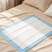 Alèses absorbantes jetables imperméables 60x90cm pour incontinence, personnes âgées et soins à domicile