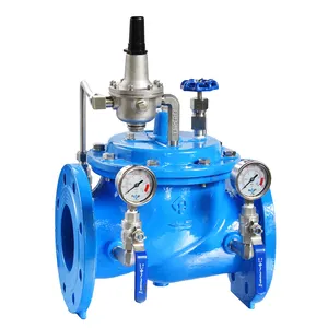 Flangia 200X di alta qualità ANSI valvola di riduzione della pressione dell'acqua di sicurezza elettrica idraulica standard