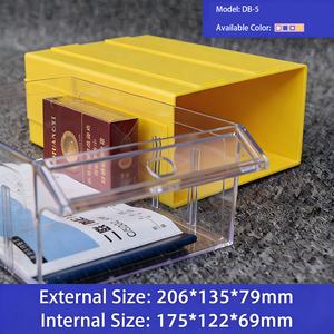 Armoire de rangement de bureau en <span class=keywords><strong>plastique</strong></span> épais moulé par injection, de forme polygonale, avec <span class=keywords><strong>12</strong></span> <span class=keywords><strong>tiroirs</strong></span> empilables, organisateur de vis et d'outils - Product Image 5