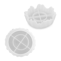Moules en silicone ondulés irréguliers Early Riser pour projets de moulage décoratifs, de présentoirs à fruits en résine DIY, de bols de rangement et de projets de moulage décoratifs
