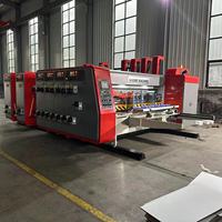 Soome Carton Boîte Faisant La Machine Automatique Carton Ondulé Carton Boîte Flexo Die Cutter/Machine D'impression/Carton Slotter