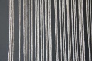 Rideau de <span class=keywords><strong>porte</strong></span> en corde de coton tissé bohème naturel pour salon, suspendu à la fenêtre - Product Image 2