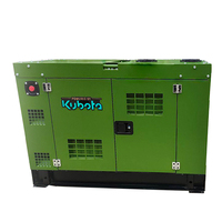Generador Diésel Monofásico DMS-K10 de 10kw 12.5kva con Motor Kubota V1505, 60hz, Grupo Electrógeno STF-164C sin Escobillas, Fabricante OEM