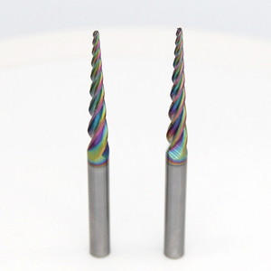 Côn Công cụ phay rắn tungsten <span class=keywords><strong>carbide</strong></span> bóng mũi <span class=keywords><strong>End</strong></span> Mill Cutter CNC Côn Công cụ với altin & tin lớp phủ OEM tùy chỉnh - Product Image 6