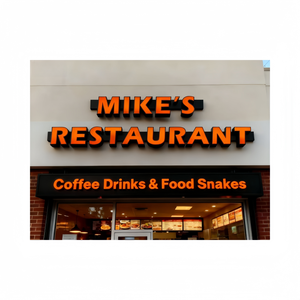 Quảng cáo ngoài trời Tùy Chỉnh tên cửa hàng nhà hàng Logo dấu hiệu bảng kênh thư cửa hàng dẫn đăng ký cho Xây Dựng Kinh Doanh signage - Product Image 3