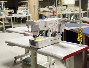 آلة عروة ميكانيكية من <span class=keywords><strong>Bruce</strong></span> مع محرك مباشر مدمج ورفع آلي - Product Image 3