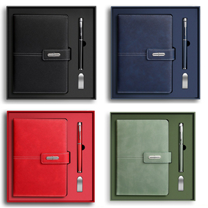 Cadeaux de bureau personnalisés pour les employés, articles promotionnels, ensembles exécutifs, carnets A5 avec stylo, ensemble cadeau d'entreprise pour homme - Product Image 3