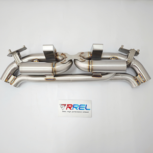 Système de soupapes d'échappement RREL pour <span class=keywords><strong>Porsche</strong></span> <span class=keywords><strong>911</strong></span> <span class=keywords><strong>992</strong></span> 3.0T Carrera <span class=keywords><strong>4S</strong></span>, en acier inoxydable 304 poli, épaisseur 1,5 mm, haute performance - Product Image 1