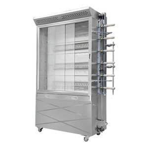 Vertical Commercial <strong>Automatic</strong> Gas Fired Chicken Oven Rotary Orleans Style Chicken <strong>Duck</strong> <strong>Roasting</strong> Oven - Product Image 1