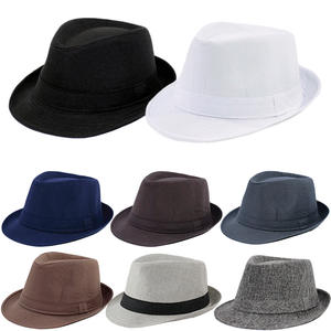 Chapeau de jazz d'été décontracté en paille 100 % fait main, protection solaire, cadeau original pour les amateurs de plage avec couleur et logo personnalisés - Product Image 1