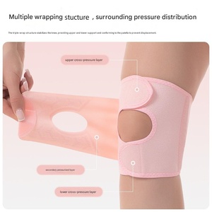 Genouillères de sport antidérapantes à compression avec logo personnalisé, genouillères de fitness, genouillères de basketball - Product Image 3