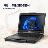Getac B360 completamente robusto MIL-STD per LAPTOP 810H 6ft con valutazione di caduta operativa IP66 certificata e resistente alla nebbia di sale opzionale