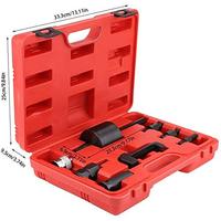 Juego de Extractor de inyector diésel con adaptador de Common Rail, Kit de herramientas de inyección de martillo deslizante, 8 Uds.